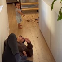 「こぼれちゃった」