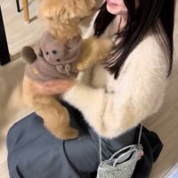 モコちゃんと飼い主さんの再会4