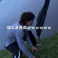 お散歩中のベイリーちゃんとパパ3