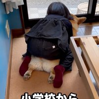 後姿のふたり