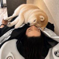 トリートメント中にウトウト…♪