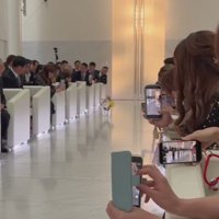 堂々と歩くぶぅちゃん