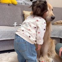 おからちゃんに突然キス