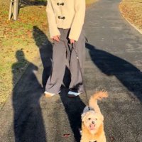 お散歩中のチャックくん3