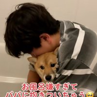 嫌そうなまろ君