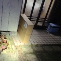 暗闇の中のまっちょくん