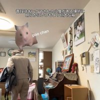 謎の箱を不審がるお父さん