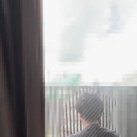 ベランダに出されてしまったのは…