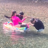 頭にヒット！