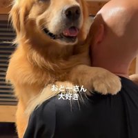 パパさんに甘えるモッシュくん6