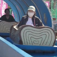 一人で乗るはめに…