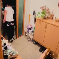 走る男の子