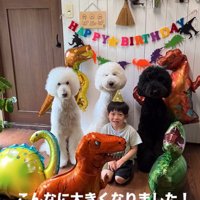 誕生日を祝う
