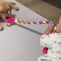 おもちゃで遊ぶふたり