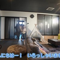 維桜ちゃんが吠えて歓迎！