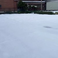 格好の雪遊び日和