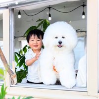 笑顔のふたり