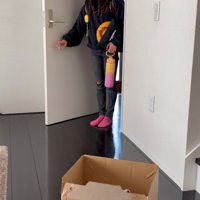 笑顔になる女の子