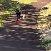 「パパ、転ばないかな？」
