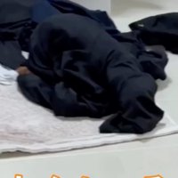 洗濯物が動いてる…