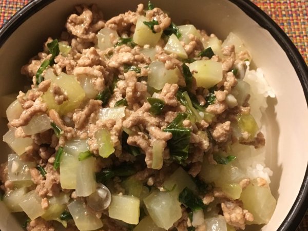 大根麻婆丼