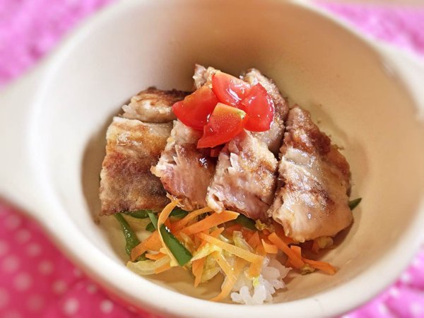 わんちゃん用にアレンジ♪鰯の蒲焼き風丼