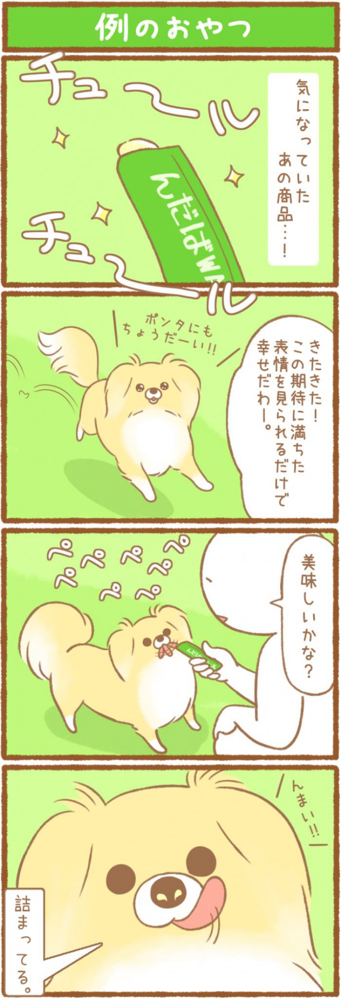 ただの犬好きです。第80話 例のおやつ 