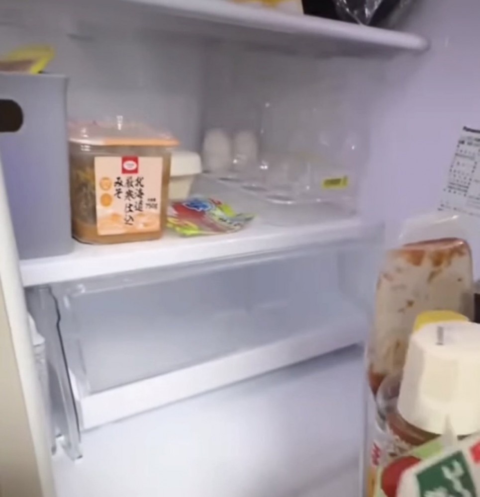 ゆっくり冷蔵庫を開ける人