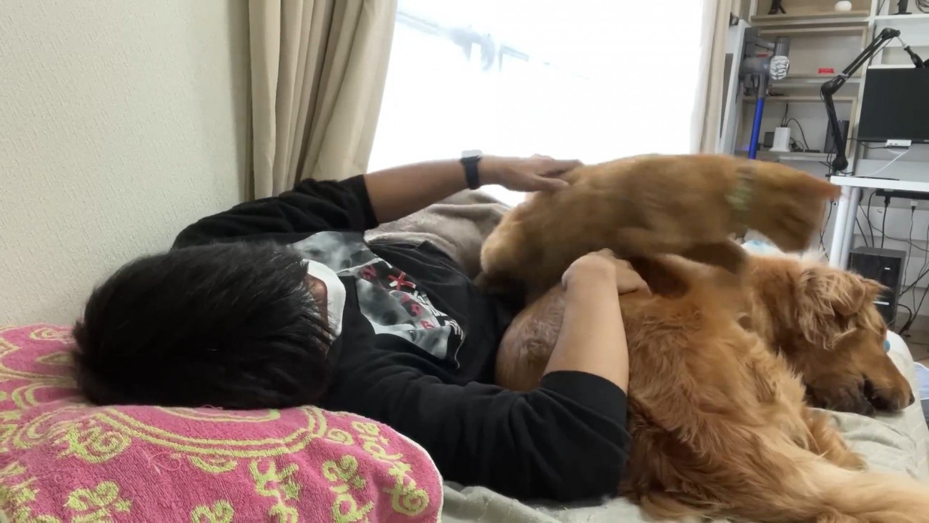 体調不良時のよもぎちゃん＆だいず君の対応7