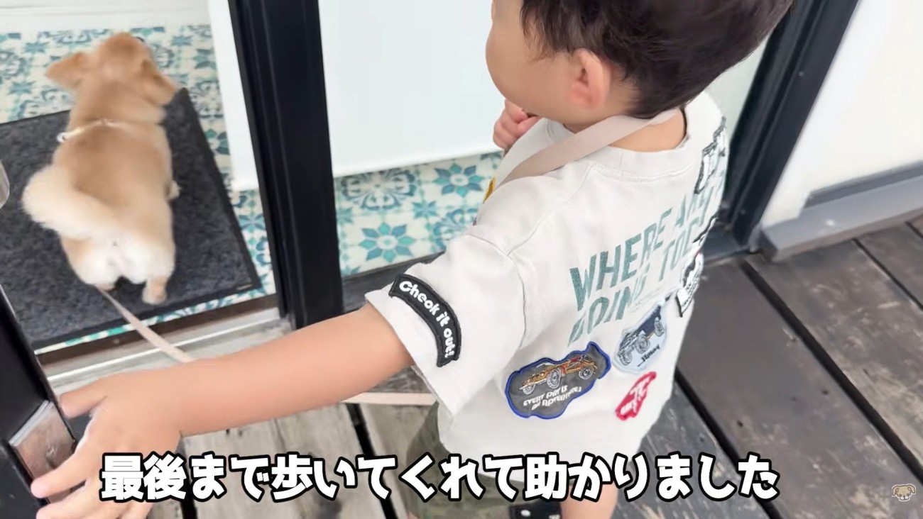 一緒にお店の中へ…