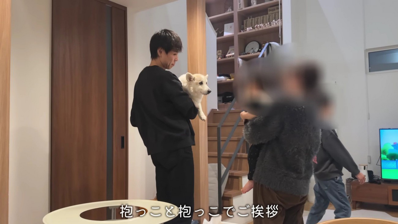 ノエルくんが先になでられた