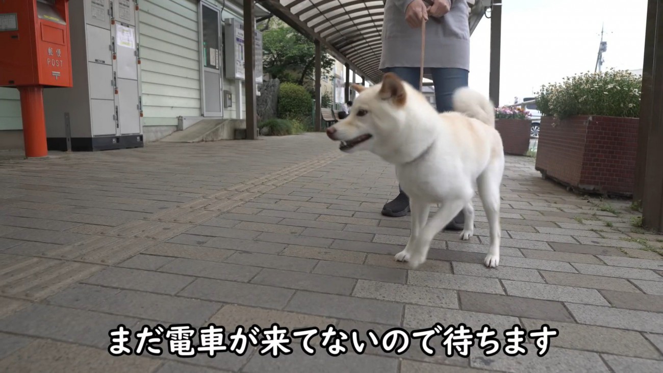 駅に到着