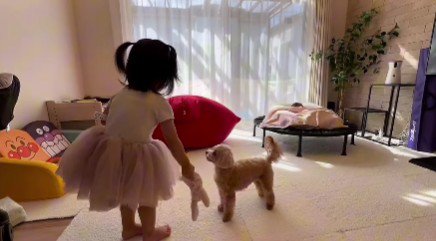 2歳の女の子に成長