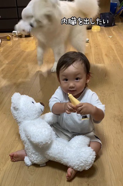 まるで狩りをしているかのよう