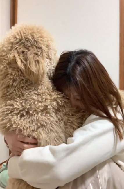 寄り添うカムくん