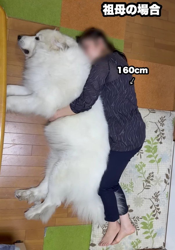 おばあちゃんが添い寝