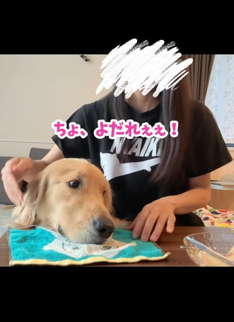 桃を食べるコロッケくん4