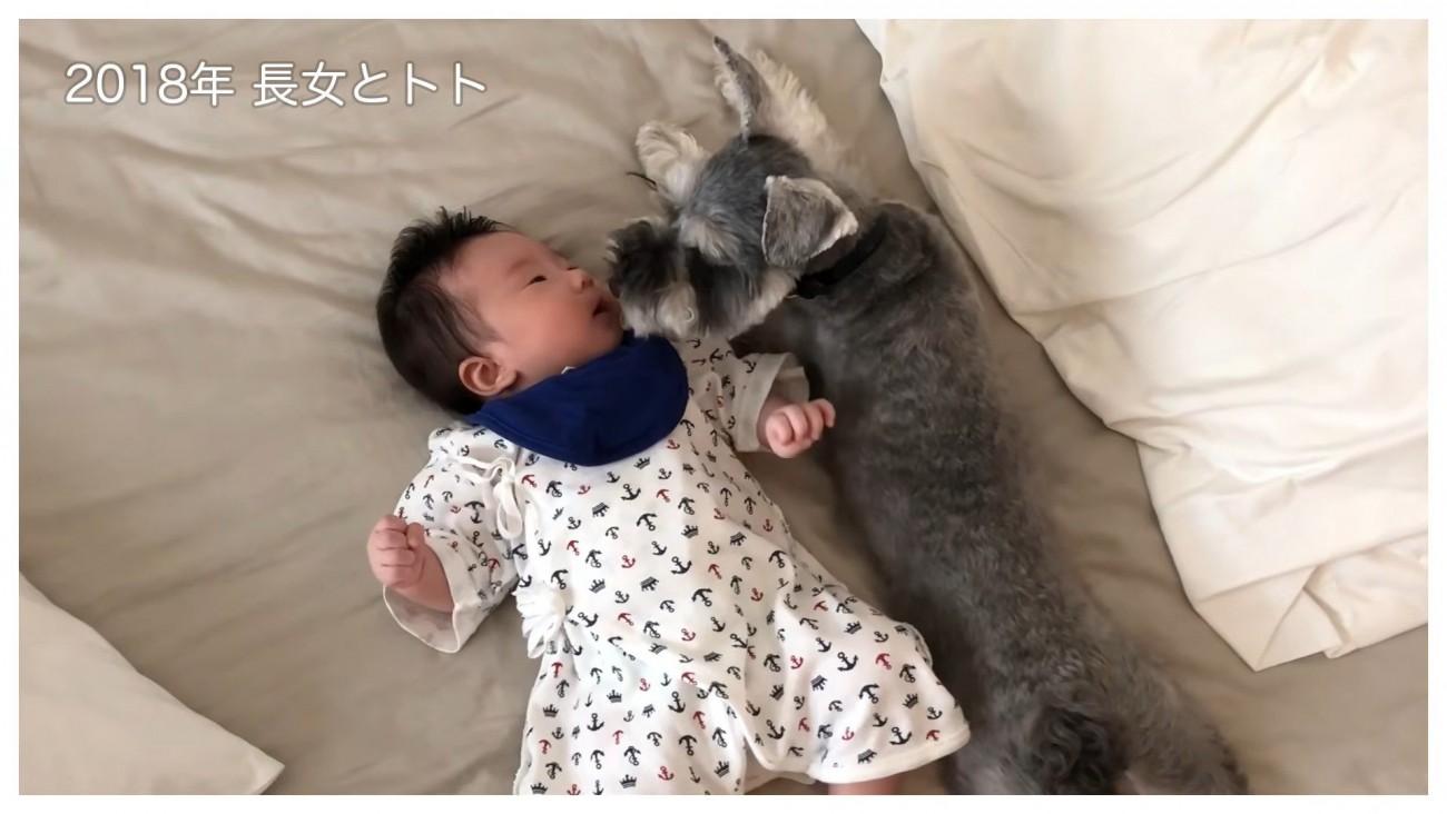 長女ちゃんが赤ちゃんの時の光景