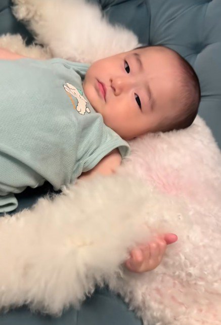 赤ちゃんもとってもご満悦