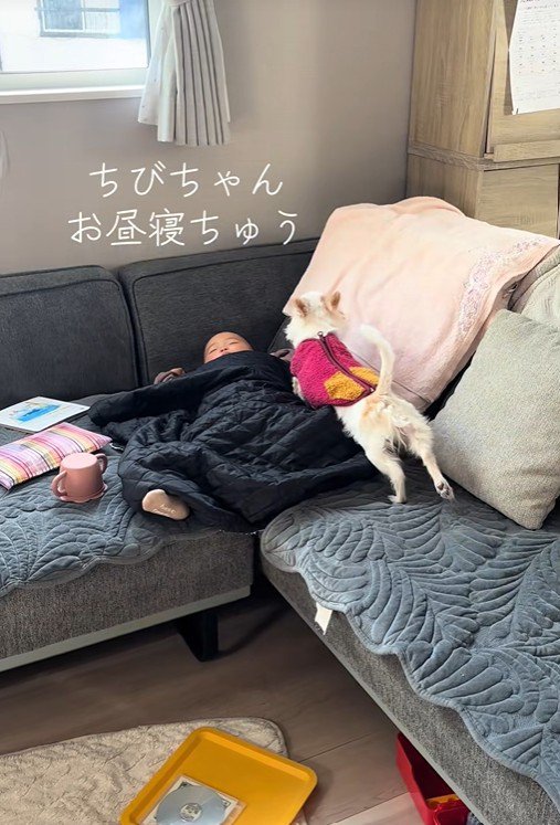伸び～♪