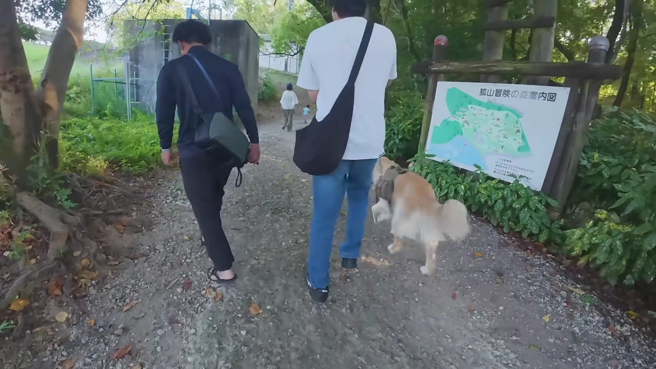 みんなでお散歩へ