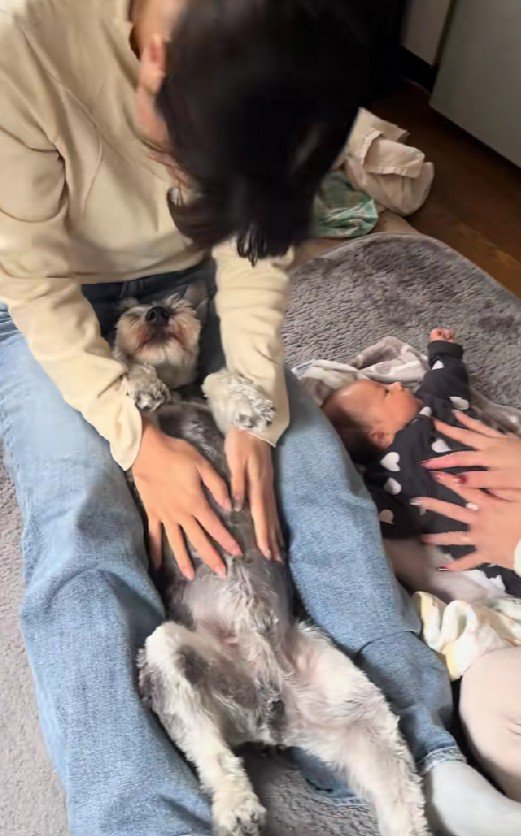 リラックスする姿にほっこり