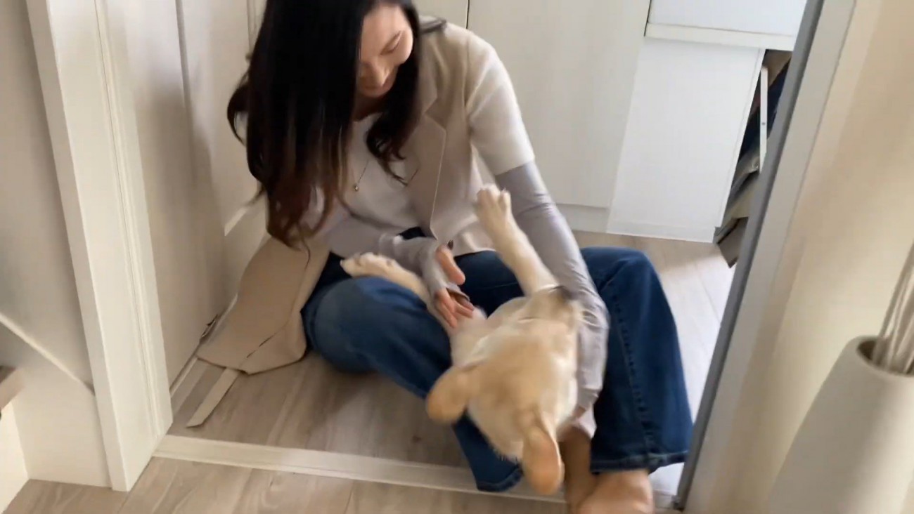 大好きな人との再会を喜ぶ虎丸くん5