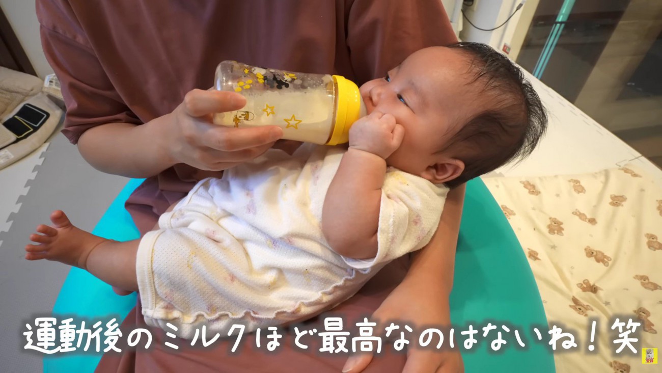 嬉しいミルクタイム