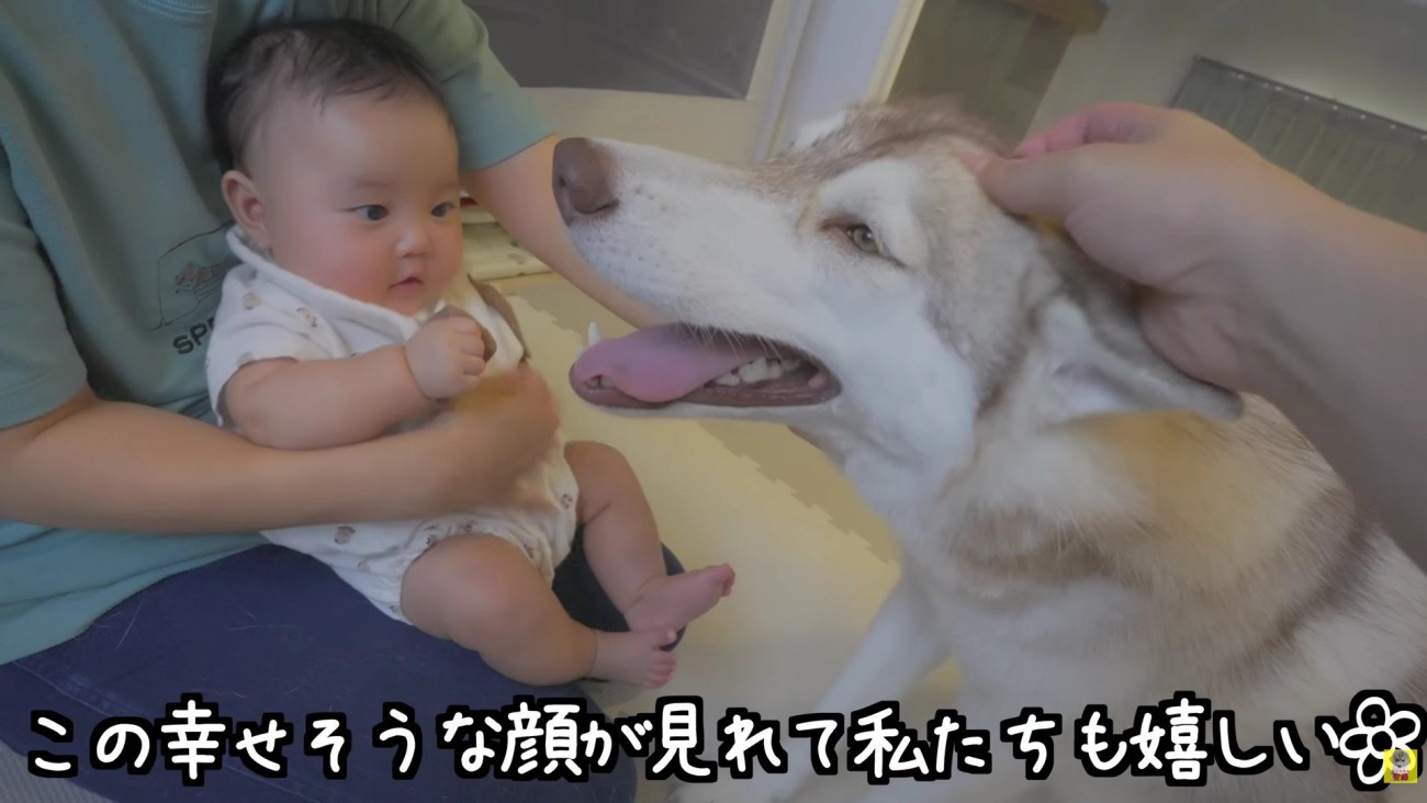 大満足のにこちゃん