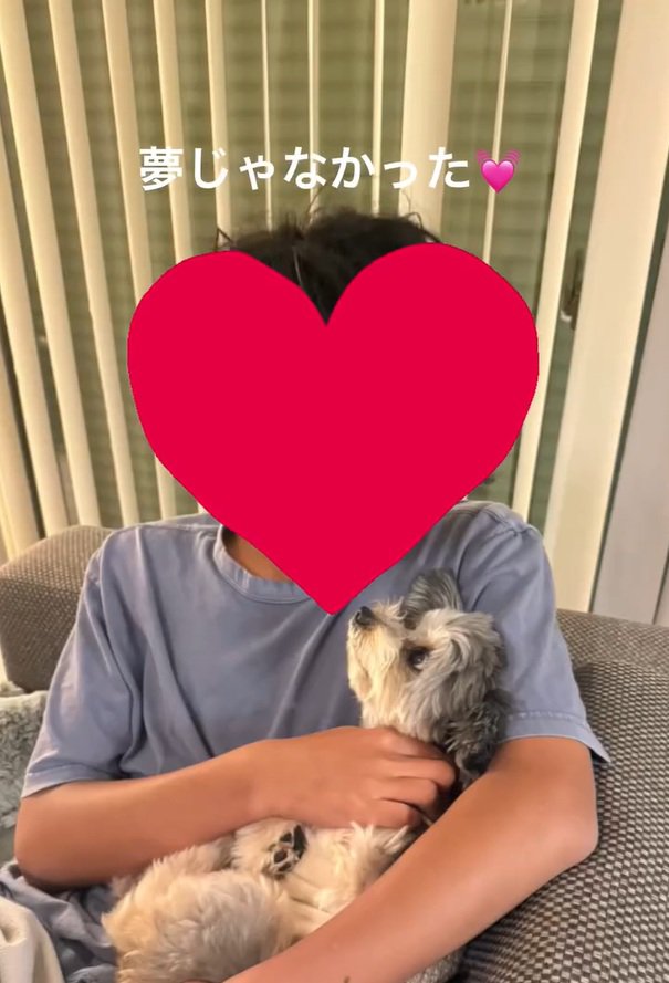 お兄ちゃんに甘えるスノーちゃん