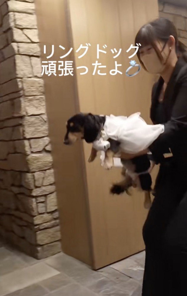 ドレスでおめかし