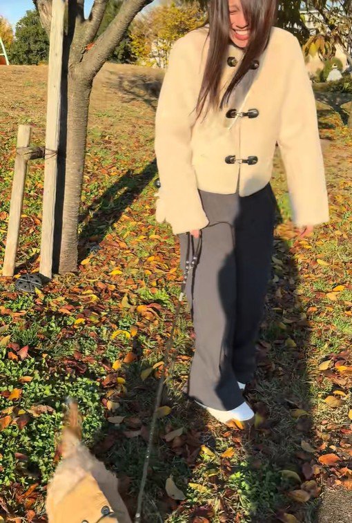 お散歩中のチャックくん7