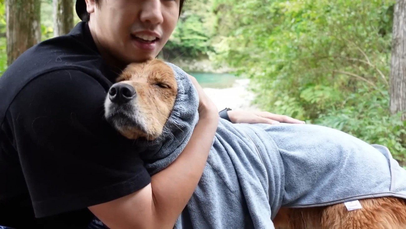 遊び疲れてウトウト…
