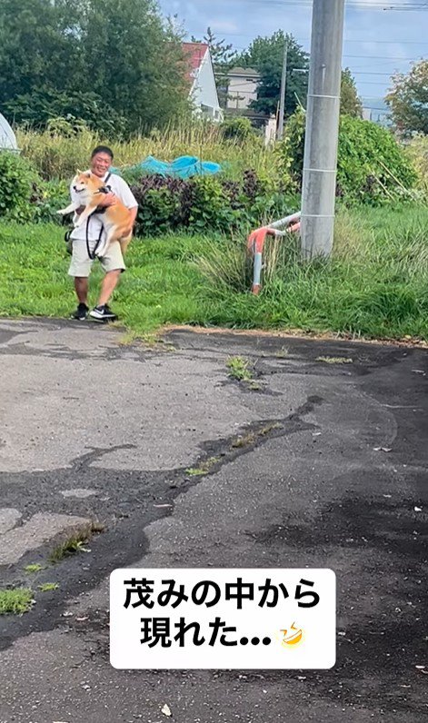 ぶん太くんとパパさんのお散歩3